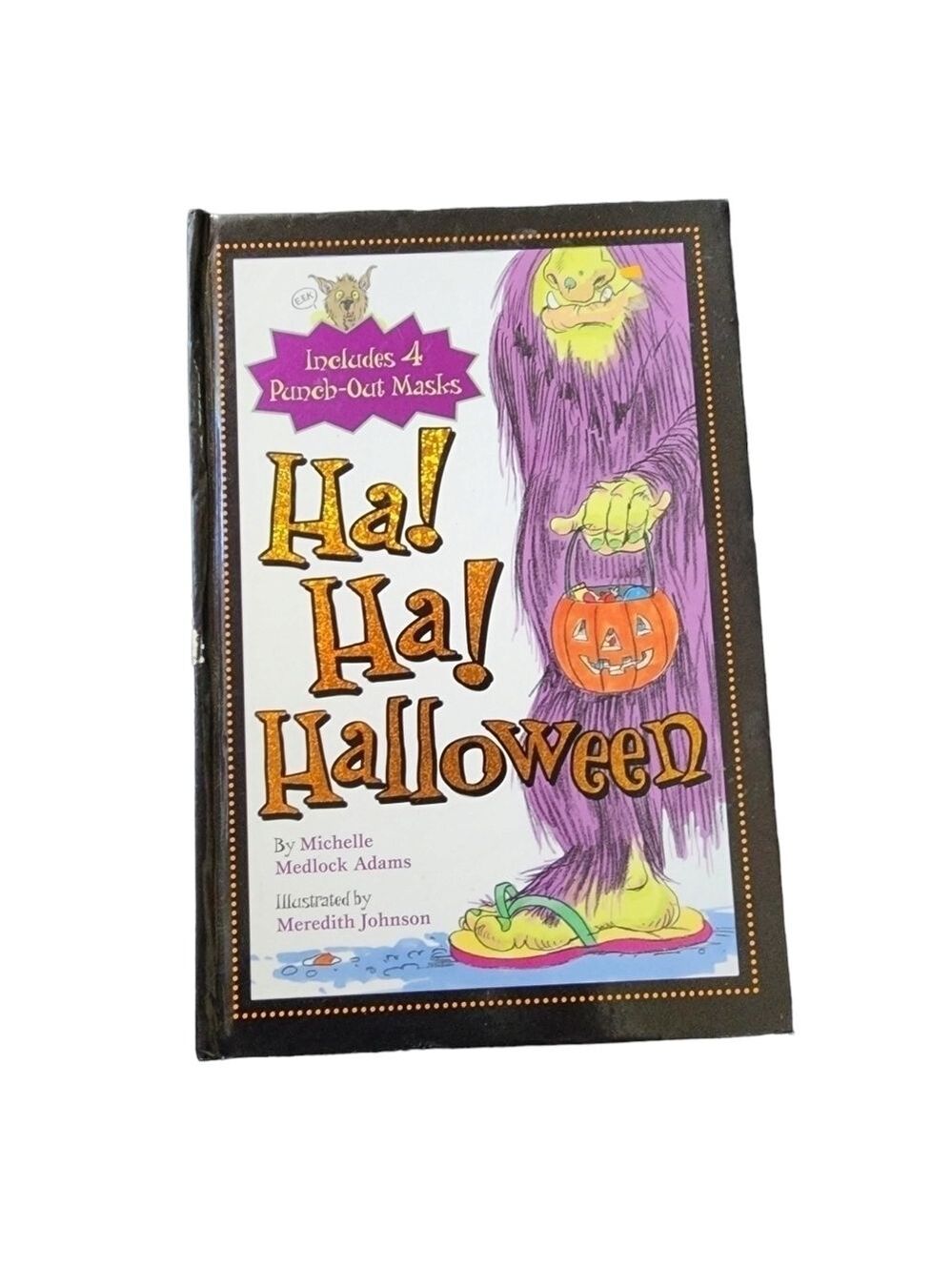kids book Ha Ha Halloween funny silly includes 4 punch out masks